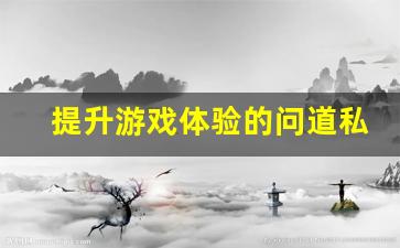 提升游戏体验的问道私服盒子推荐