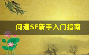 问道SF新手入门指南：从零到高手的成长之路